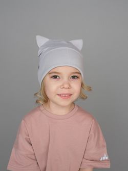 Шапка трикотажная КИС(Св.серый)