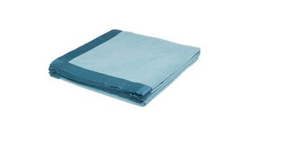 Покрывало SILK BLANKET Petrol Blue см Gingerlily 240x240 Синий