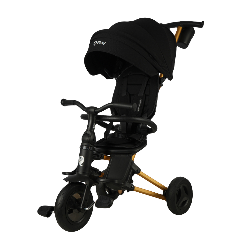 Велосипед трехколесный Qplay S700-17 RIDER SL Black (Rub/Gold)