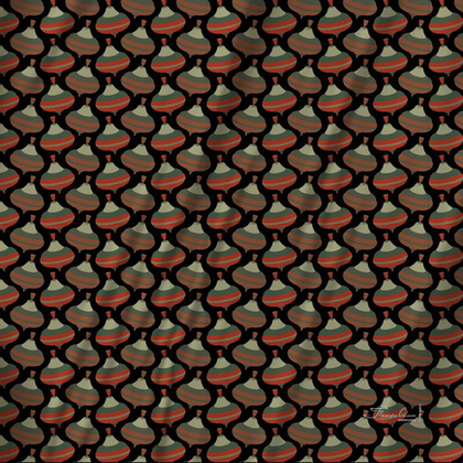 Платок каре 90*90см, ЮЛА на чёрном