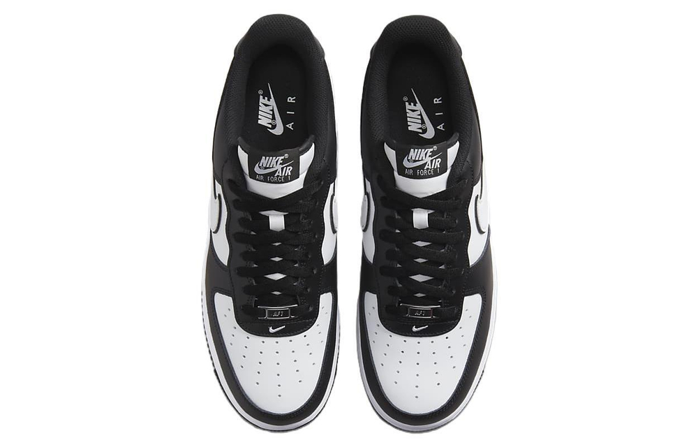 Nike Air Force 1 "Panda" leather casual non-slip wear-resistant lightweight low-top sneakers for men and women in the same style white and black