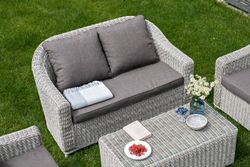 "Кон Панна" лаунж-зона из искусственного ротанга, цвет бежевый