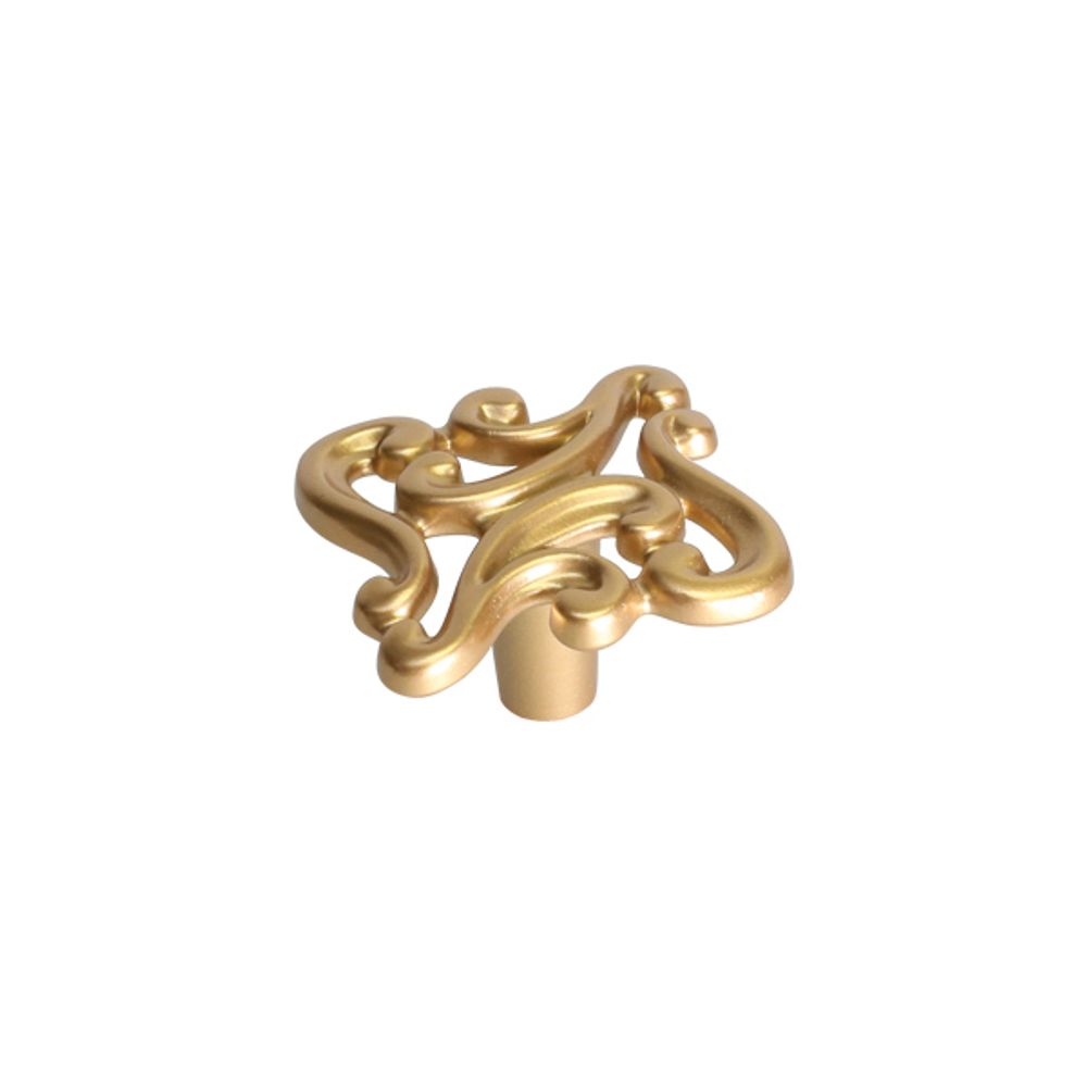 Ручка-кнопка, отделка золото матовое "Милан", купить с доставкой, Казахстан