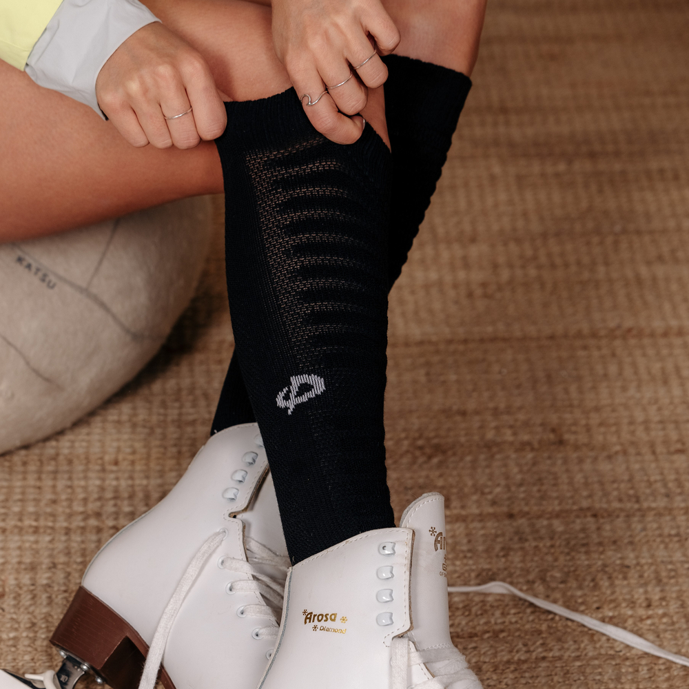 Гольфы PHITEN SPORT SOCKS LONG (2пары) черные