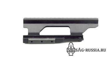 Кронштейн SAG боковой Picatinny для СВД/Тигр/TG3, стальной зуб, алюминиевый сплав, низкий, 200г