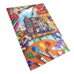 Папка для рисования А3 10л., Alingar, цветная обложка, 120 г/м2, "Акварельный город"