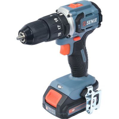 Дрель ударная аккумуляторная SENIX PDHX2-M2-EU, 1акб, зу, кейс