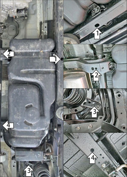 Защита стальная 3 мм Б  Oting Paladin; V=2,0; с 2023 г MOTODOR.18601
