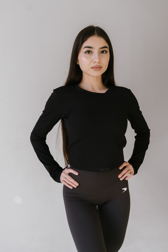 ЛОНГСЛИВ ROPE (черный)