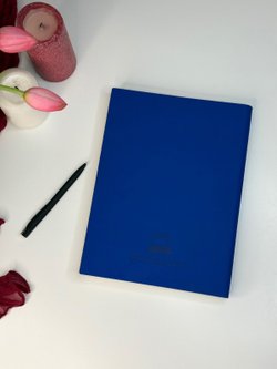 Блокнот А4 200л. (400страниц) без разлиновки Синий (К44-694A)