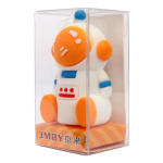 Точилка "Астронавт" 4,7*3*2,5 см, в силиконовом корпусе, упаковка - пластиковый бокс, 4 цвета микс,