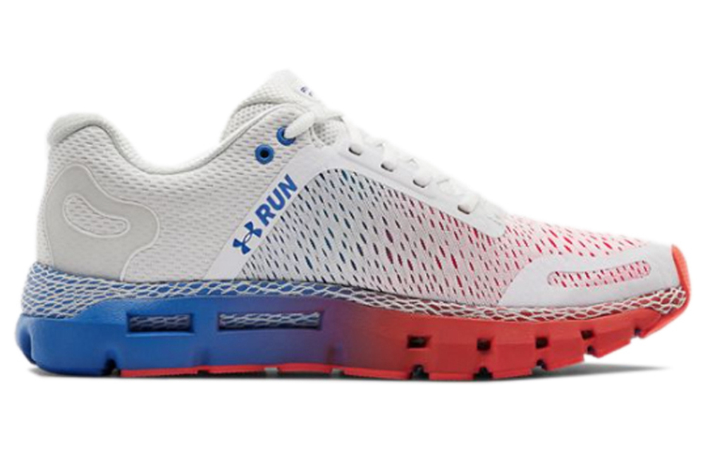 Under Armour Hovr Infinite 2 low-cut sports casual shoes white blue red