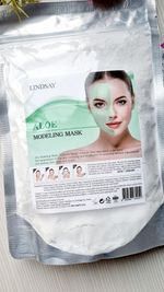 Альгинатная маска для лица с экстрактом алоэ  Lindsay Aloe Modeling Mask, 240 гр.