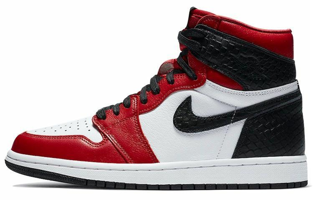 Кроссовки Jordan Air Jordan 1 High Og "Satin Red" (Женская размерная сетка)