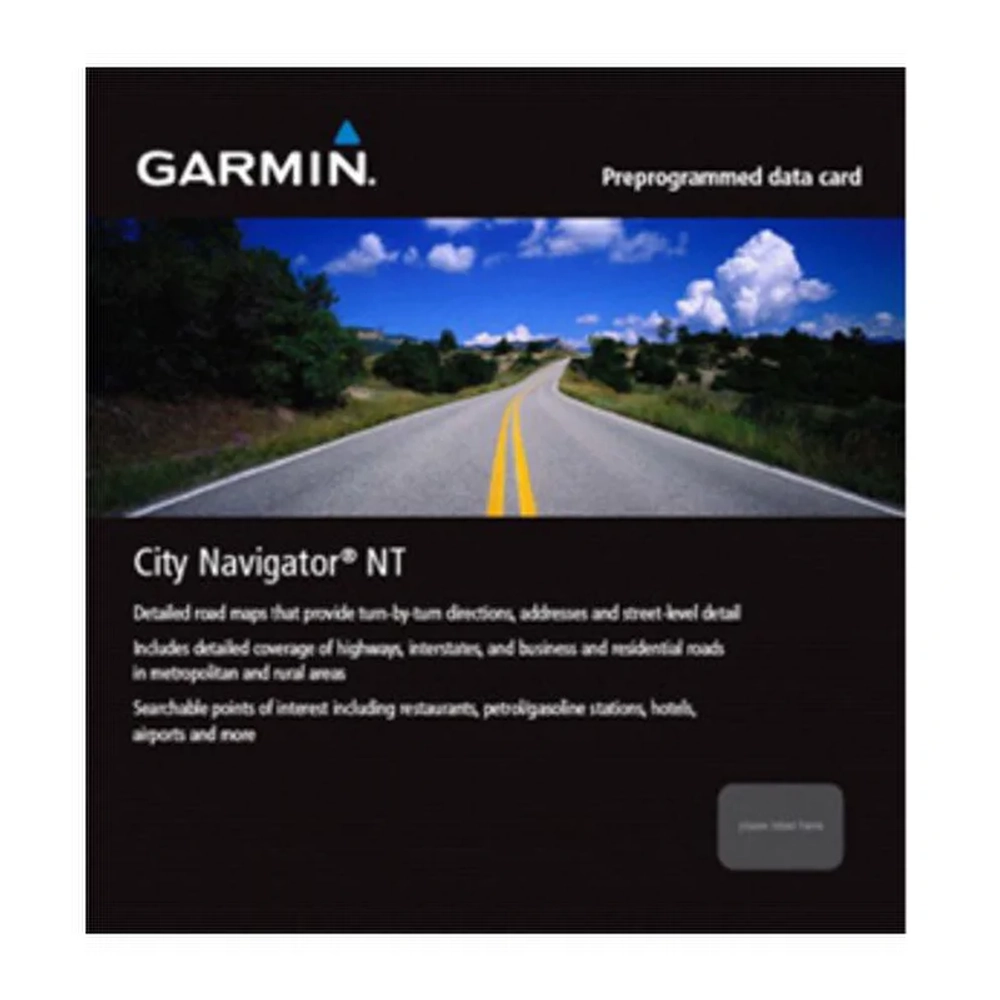 Карта автомобильных дорог Garmin City Navigator Europe NT, 010-10680-50