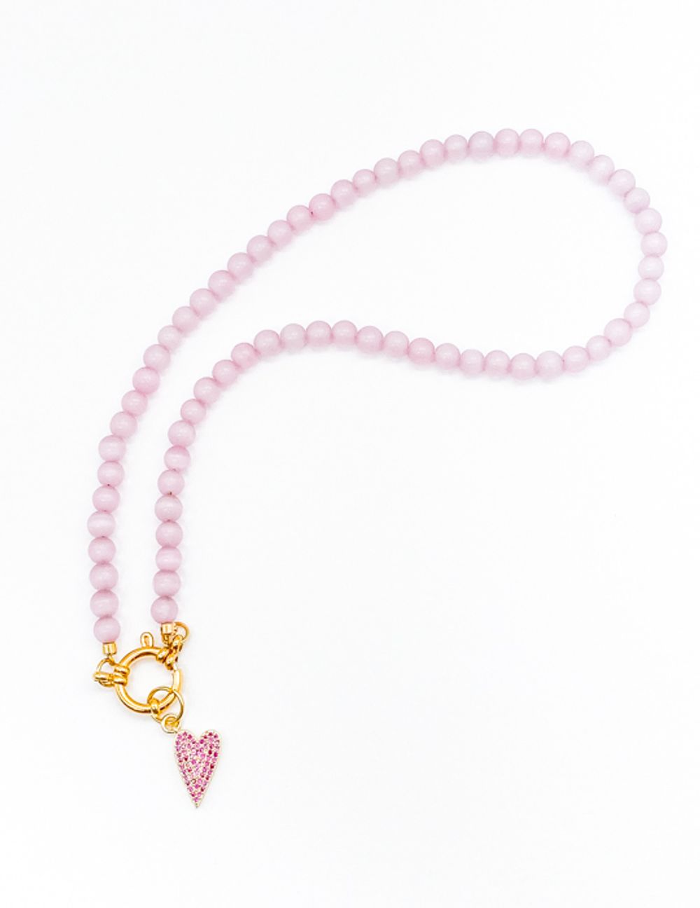 Чокер из камня Cat Eye 6 мм