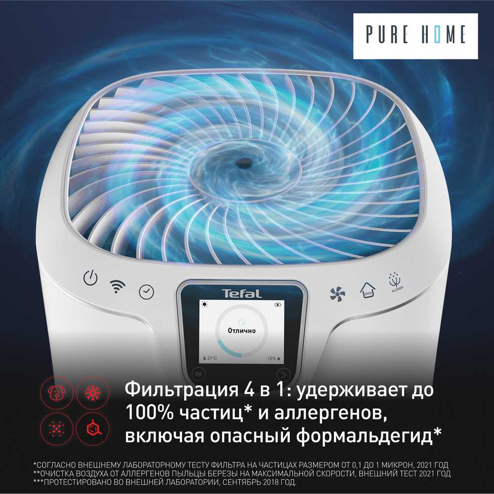 Очиститель воздуха Tefal Pure Home PT8080F0