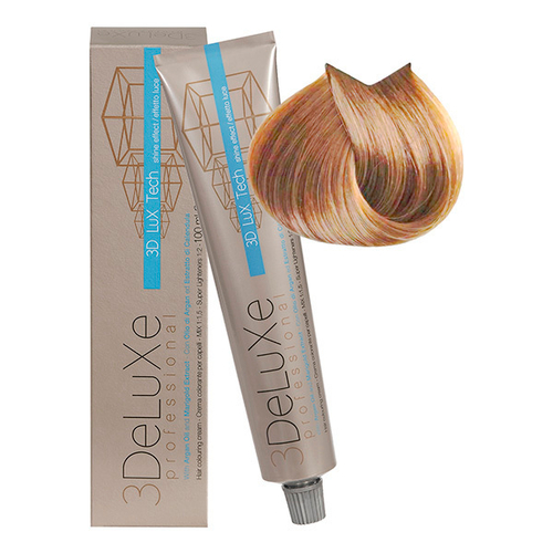 Стойкая крем-краска для волос Оттенок 903 Очень светлый золотистый блондин 3DeLuXe 100мл
