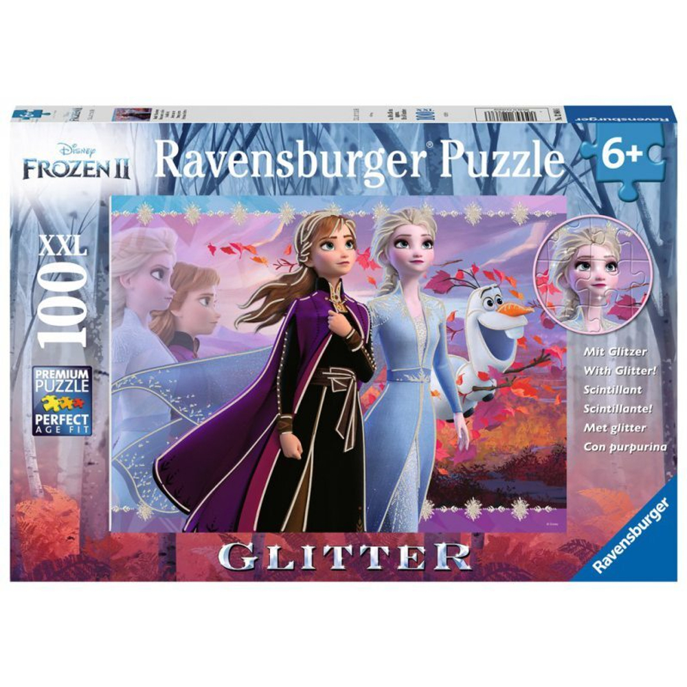 Ravensburger - XXL Puzzle Glitter Frozen 2 Frozen 2 100 шт. 128686