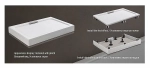 Душевой поддон Weltwasser WW TRS STONE WT 10000004375 140x90 белый