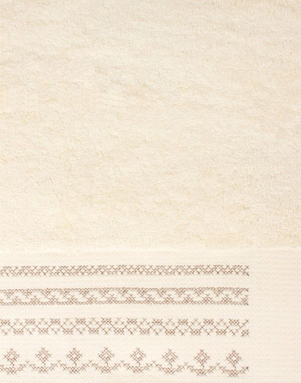 Полотенце 70х140 Devilla Орнамент экрю