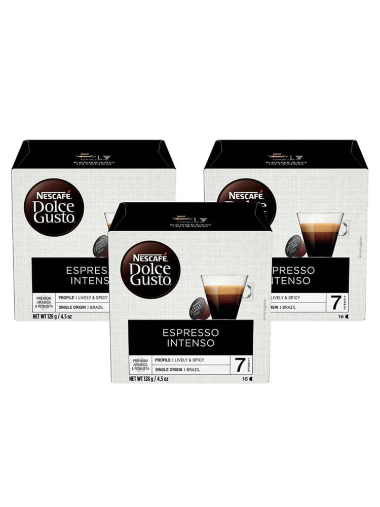 Кофе Nescafe Dolce Gusto Espresso Intenso 16 шт x 3 уп