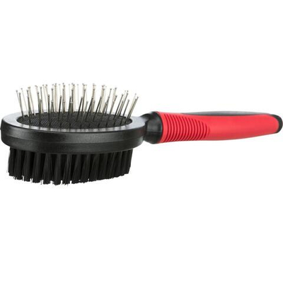 Щетка Trixie 24054, для длинношерстных собак, двусторонняя, размер 5x12 см