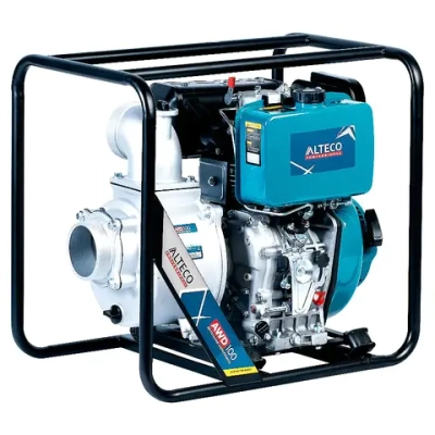 ALTECO AWD100 Professional мотопомпа дизельная 8.8 л.с, 1333 л/мин, диаметр 100 мм, 44242