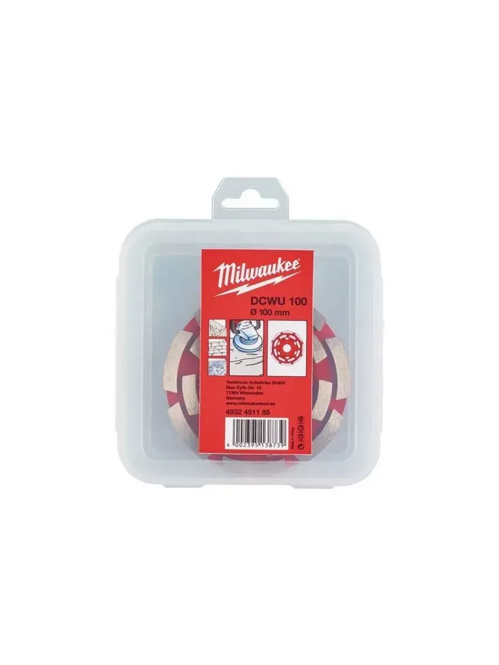 Алмазная чашка DCWU 100 Milwaukee 4932451185