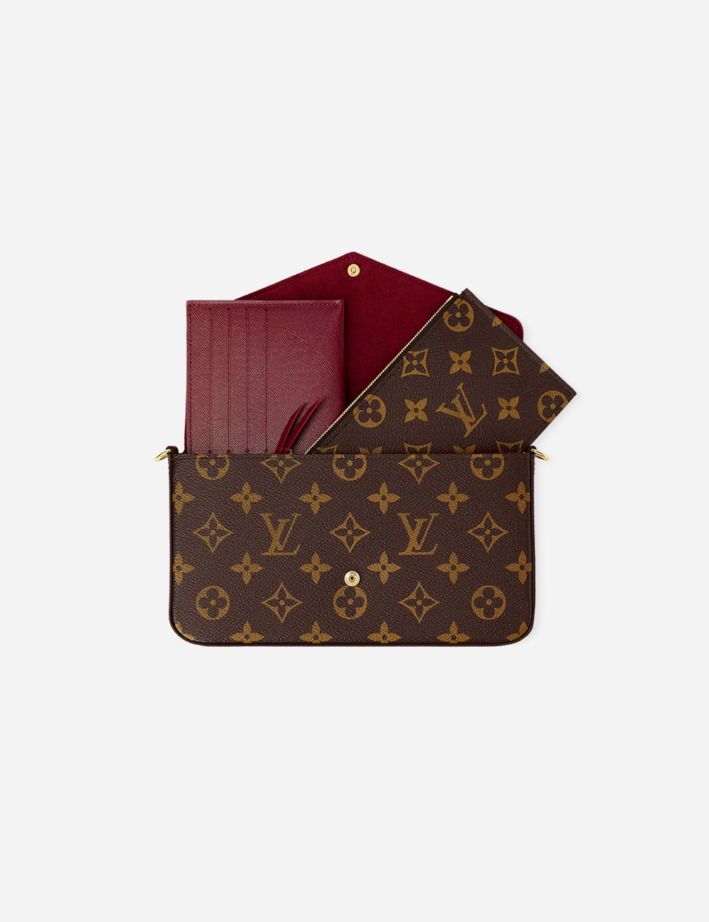 Клатч Louis Vuitton Pochette Félicie "Fuchsia"