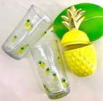 Свеча Ананас жёлтая