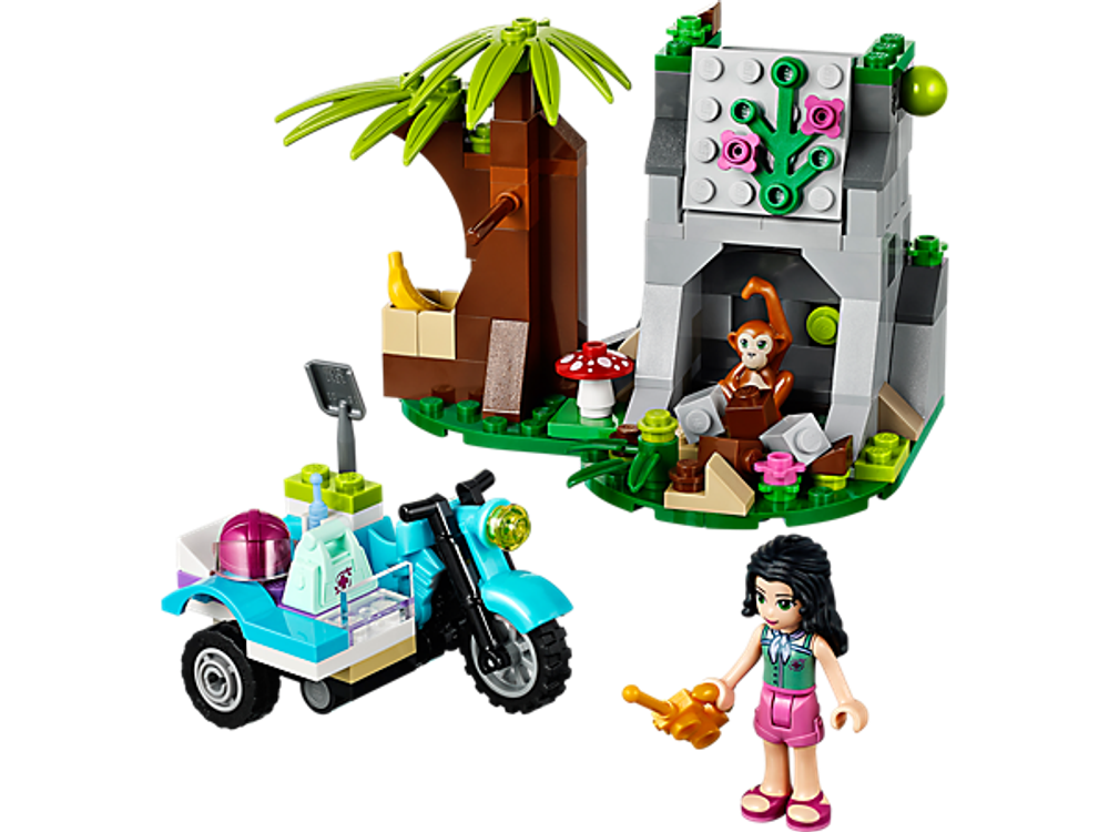 LEGO Friends: Мотоцикл скорой помощи 41032 — First Aid Jungle Bike — Лего Подружки джунгли