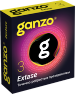 Презервативы GANZO Extase точечно-ребристые №3 1032GZ