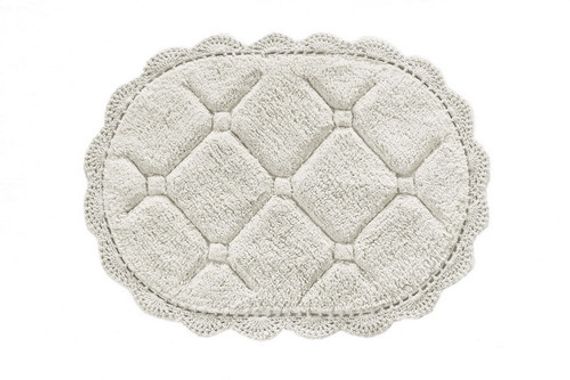 Brianna (крем) Набор ков. для ванной кружевной 60х100 и 50х70