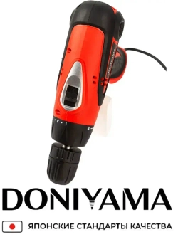 Шуруповёрт / дрель - шуруповёрт DONIYAMA 1400 Вт ДВУХСКОРОСТНОЙ УСИЛЕННЫЙ СТАЛЬНОЙ РЕДУКТОР