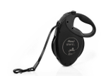 FLEXI GIANT BLACK EDITION Поводок-рулетка L (до 50 кг) 8 м, лента, черный