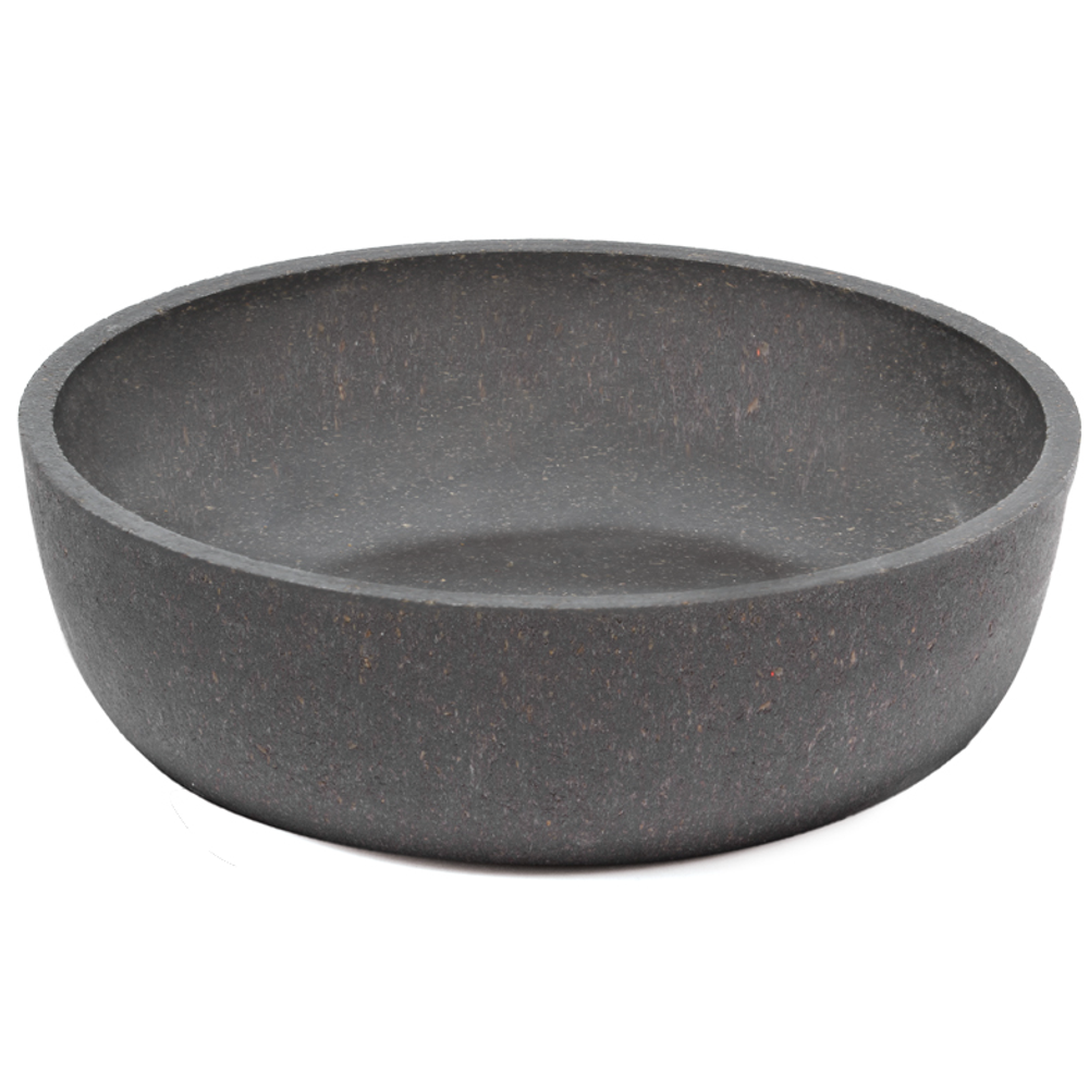 Миска из бамбука на резинке "графит", 0,57л, серия natural, triol