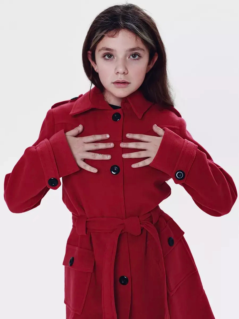 Пальто для девочки демисезонное