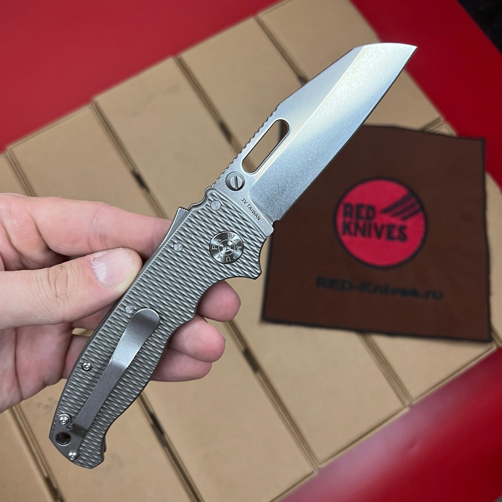 Нож Demko Knives AD-20 Ti SHF А +++ - рукоять фрез. AD-20TISHFФ