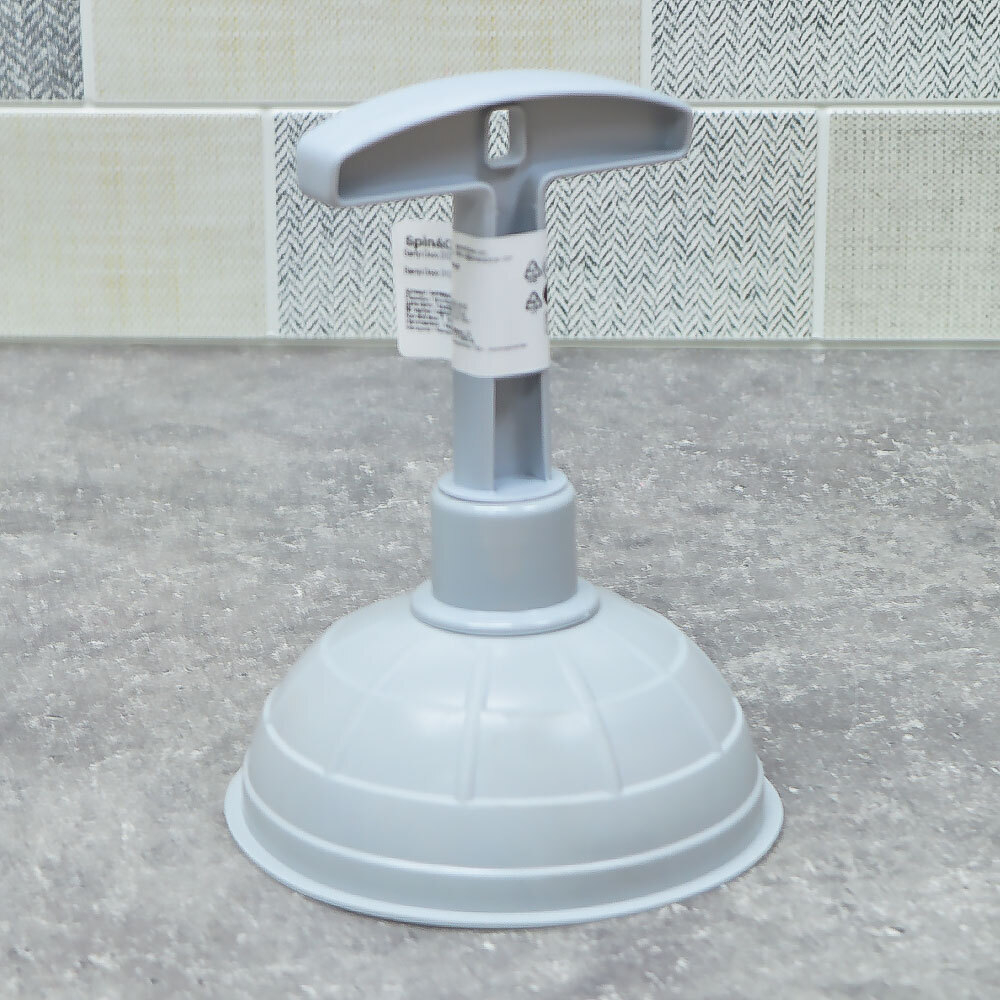 Вантуз "Disco" D125мм серебряный