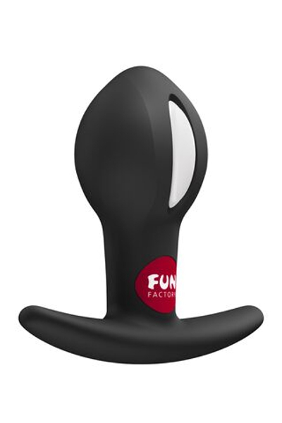 Черная анальная пробка B Ball Uno - 7,3 см. (Цвет: черный)