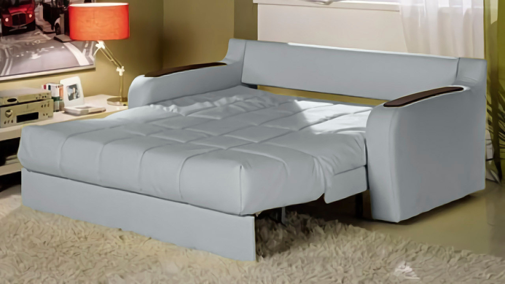 Диван Глория Лайт Corvette 09 154*105*88 см, Серый  Аккордеон Фиеста