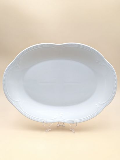 Блюдо овальное 36х25 см. набор 4 шт. "White Ornaments"