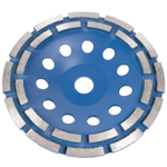 Чашка алмазная по бетону двухрядная 180х22,2 мм Yoko