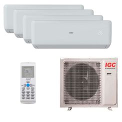 Мультисплит система на 4 комнаты IGC RAK-X09RH x 4 / RAM4-X36URH