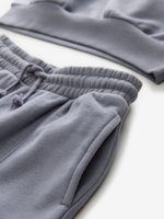 Толстовка и джоггеры в комплекте для девочки Next B10-252, Серый