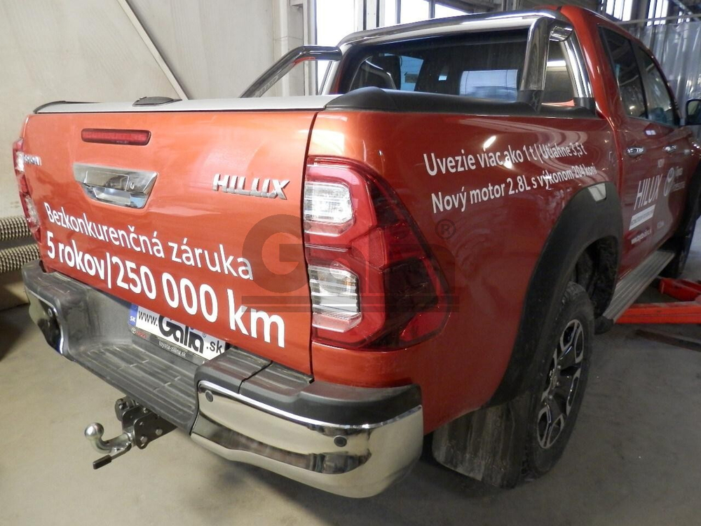 Фаркоп оцинкованный Galia T078C для TOYOTA HILUX, PICK UP, 2015-(паспорт и сертификат в комплекте)(без электрики)