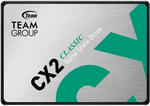 Твердотельный накопитель  256GB SSD TeamGroup CX2  2.5” SATA3 R520Mb/s, W430MB/s T253X6256G0C101