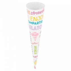 Конус для мороженого Parole 3,75*15,2 см, бумага, 2000 шт/уп, Garcia de PouИспания
