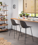 Барный стул Quinby серый